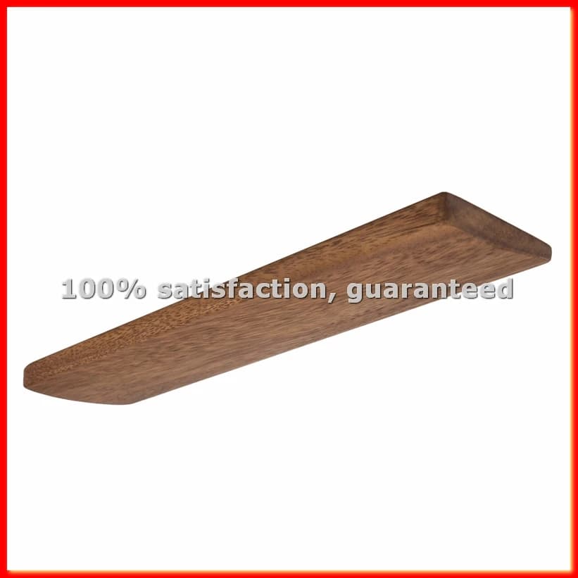 Supporto per Tastiera in Legno di Noce, Poggiapolsi per Mouse, Accessorio per Tastiera da Ufficio e Casa, Cuscinetto per Polso per Digitazione - A13G