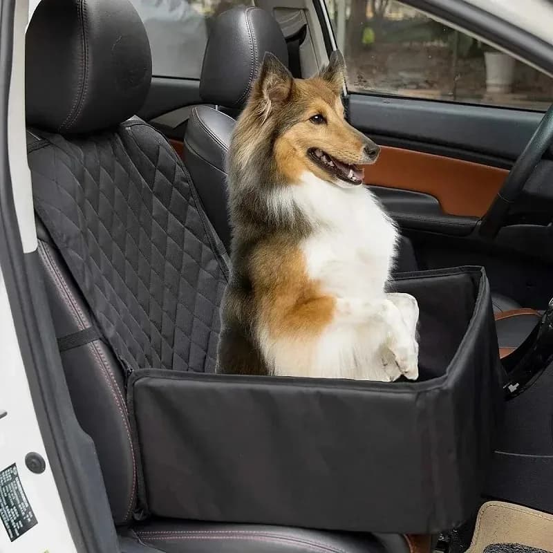 Coprisedile anteriore per auto per cani Coprisedile impermeabile antiscivolo per animali domestici Gatto per cani Pieghevole Pet Cat Dog Carrier Mat Coprisedile per auto Camion SUV