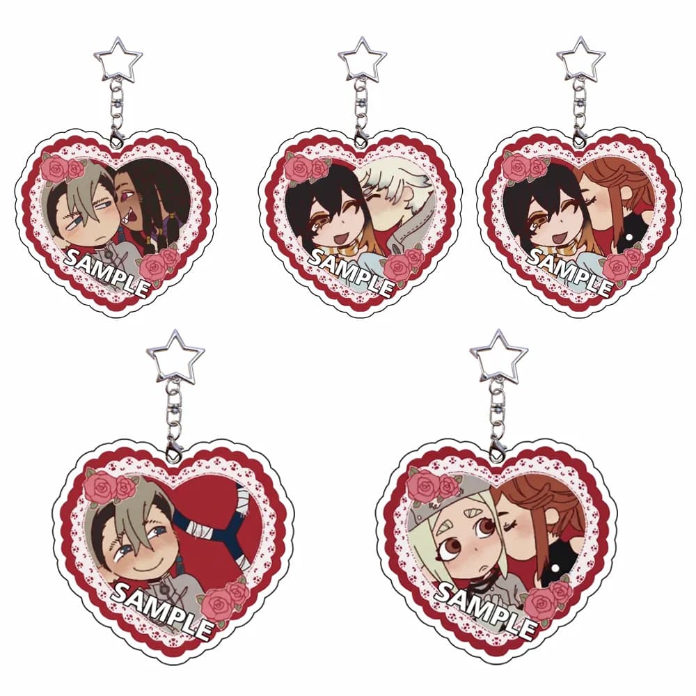 Portachiavi in acrilico Gachi Rudo Jabber Zanka Amo, accessorio anime, cartone animato, creativo, simpatico, ciondolo per zaino, regalo per festival