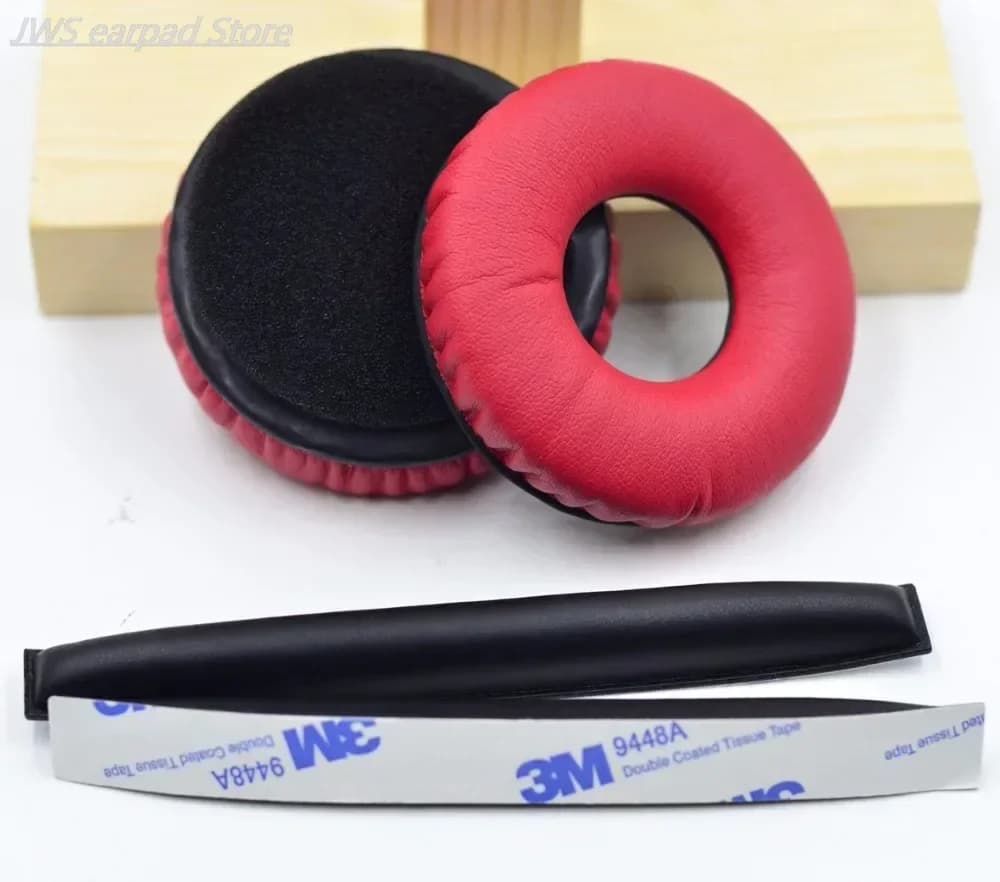 Cuscinetti auricolari di ricambio Cuscino in schiuma Fascia per Sennheiser HD25 HD 25 HD 25-1 HD25-1ii Spugna di memoria proteica Cuscinetto auricolare morbido