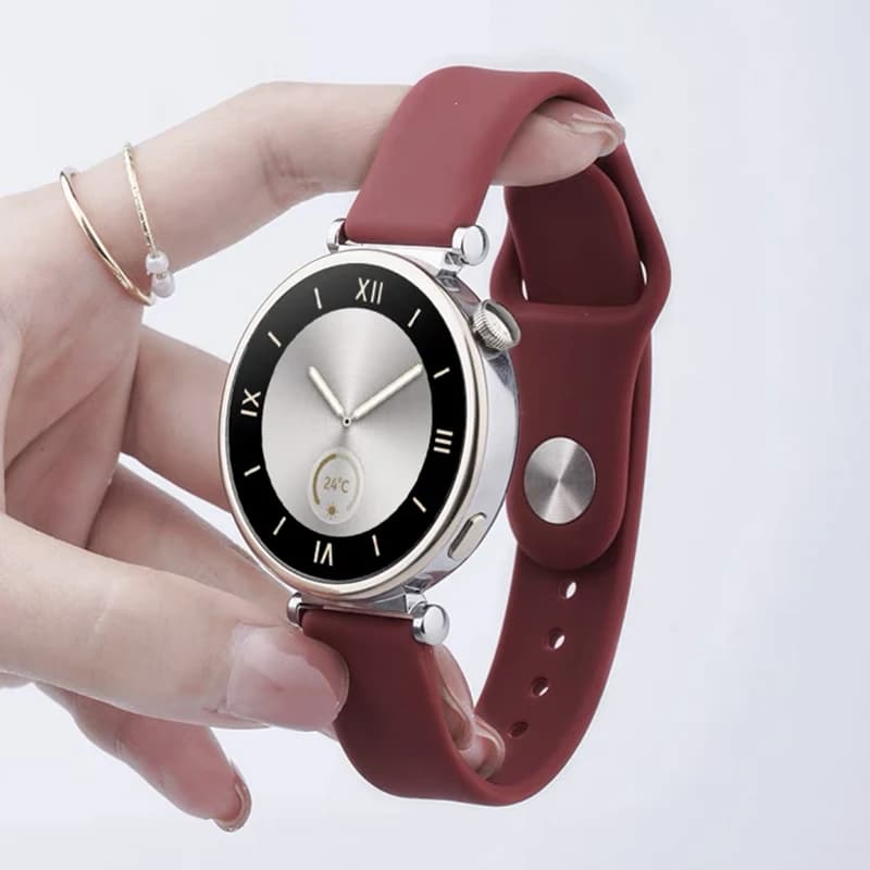 Cinturino in silicone da 18 mm per Huawei Watch Gt4 41mm 18mm smartwatch per Garmin Vivoactive 4S/Venu 2s Huawei Watch Gt5 41mm Bracciale