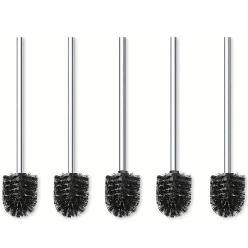 Set di 5 Spazzole per Pulizia WC in Acciaio Inox, Accessori per Bagno e Doccia, Strumenti di Pulizia Riutilizzabili