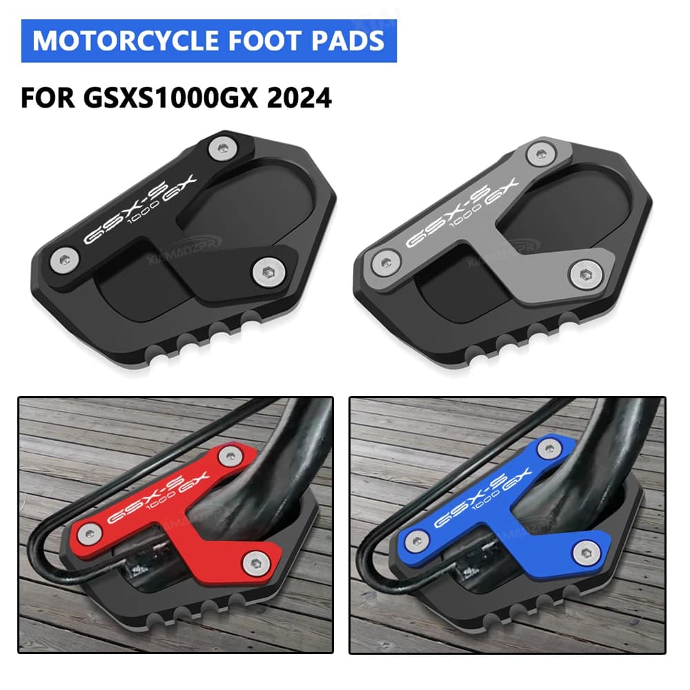Per supporto poggiapiedi GSXS 1000GX GSX-S 1000GX GSXS 1000 GX 2024 Accessori moto pedale Cavalletto Cavalletto laterale Estensione