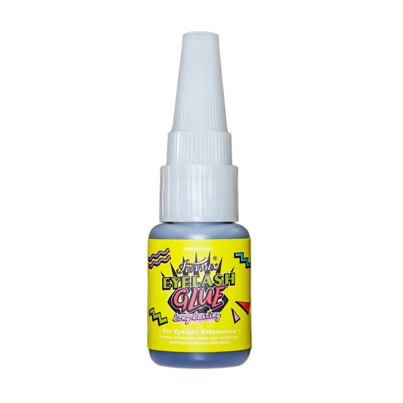 10ml FUNMIX Nuova Colla per Ciglia Professione Colla per Estensione Ciglia di Lunga Durata Adesivo Strumenti per Ciglia Finte Uso per la Pratica Principiante