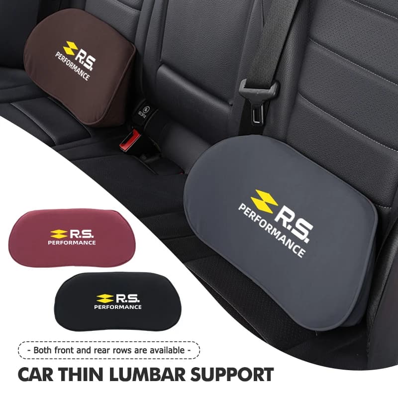 Car Seat Headrest Lumbar Support Protective Pillow Waist Cushion For Renault Arkana Captur Twingo Talisman RS Line Logan Duster