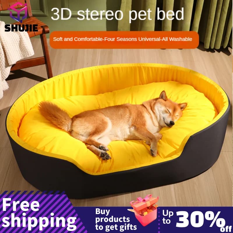 Letto per cani Gatti Cuccia per animali domestici Divano letto per cani medi Cuscino per animali domestici Cuccia per cani Forniture per animali domestici Accessori Quattro stagioni universali