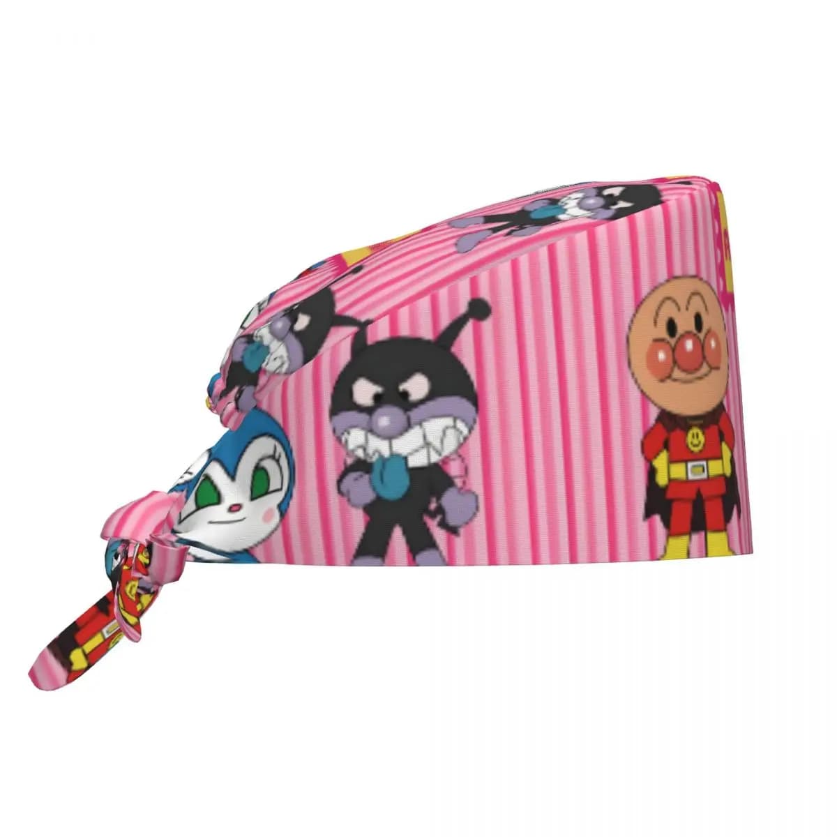 Custom Adjustable Comics A-Anpanmanes Manga Working Hat Women Men Cartoons Scrub Caps Scrub Nursing Doctor Surgeon Cap for Nurse