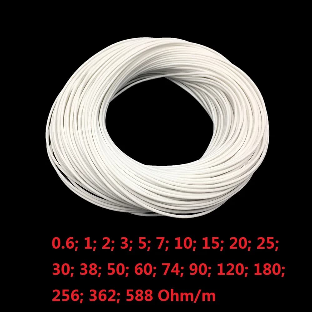 All Sizes Silicone Rubber Warm Wire 5V 12V 24V 36V 48V Heating Cable for Car Seat Electric Blanket Heating Pad Mat Clothes