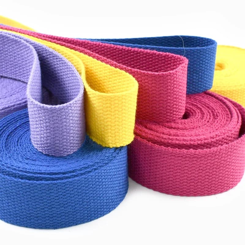 2-10Meters Colored Sewing Webbing Strap Clothes Belt Tapes 32mm Cotton Band Bag Ribbons Bands DIY Clothing Sling Bias Binding