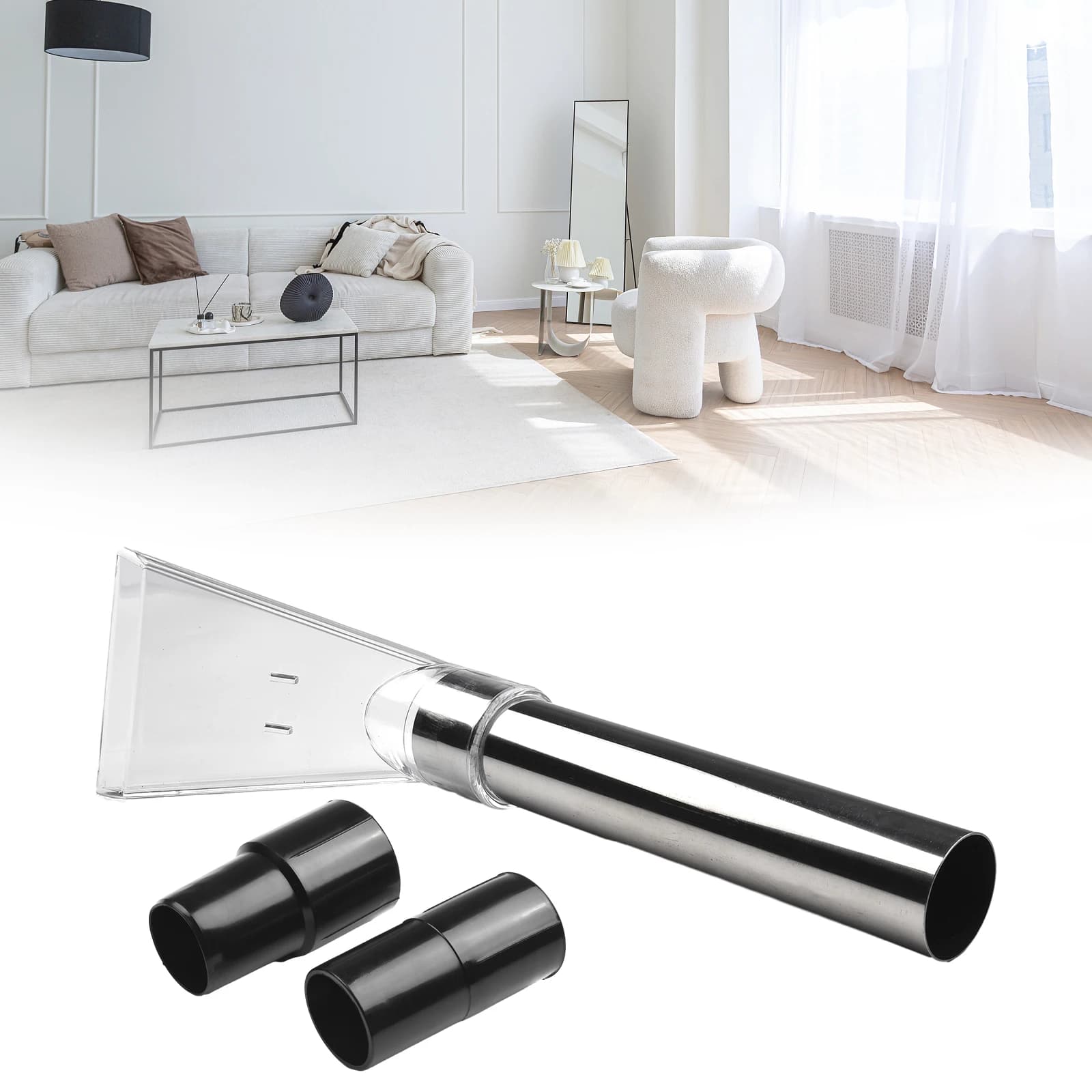 Brand New High Quality Swivel Head Vacuum Cleaner Vacuum Cleaner Brush Head Household Cleaning Tool Steel Tube