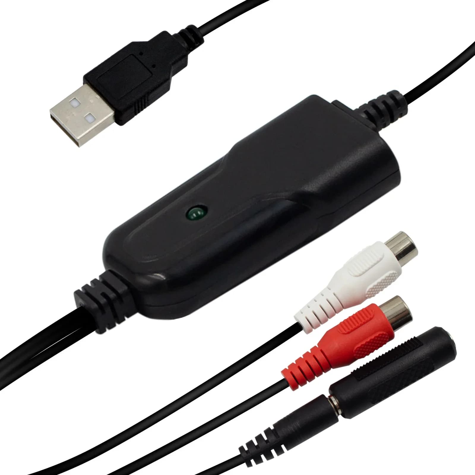 Scheda di acquisizione audio video USB 2.0 Adattatore facile da collegare Acquisizione video da VHS a DVD per acquisizione video Windows 10/8/7/XP