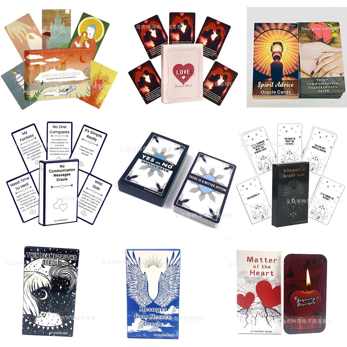 Numeri d'angelo Mazzo Oracle Porte del destino Messaggi Dal paradiso Sussure di Insight Manifesting Love Oracle CardsCarte Oracle