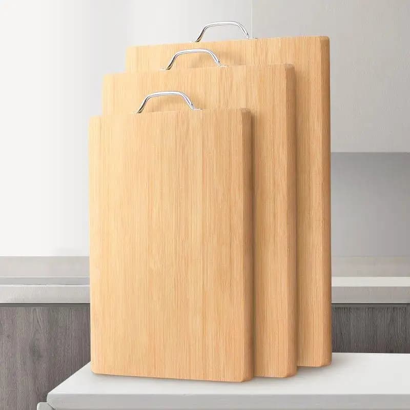 Tagliere in Legno Piccolo a Doppio Lato per Uso Domestico, per Tagliare Verdure, Tritare Carne e Frutta in Cucina