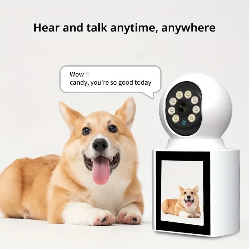 1-4PCS K32 2K Telecamera di sicurezza domestica WiFi Smart Baby/Pet Monitor, 360 ° Telecamera Pan-Tilt, Comunicazione Bidirezionale, Visione Notturna IR, Controllo tramite App per Smartphone