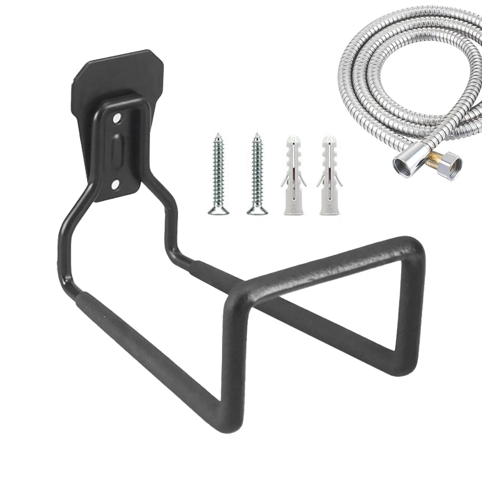77 pounds flexible pipe holder, durable metal organizer, garden water pipe door, outdoor, courtyard, garage, swimming pool, irrigation