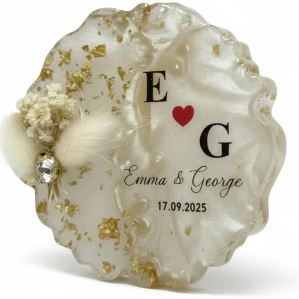 Wedding Favors for Guests Bulk,Resin-Floral Magnets, Personalized Party Favors in Bulk, Baby Shower, Birthday Party, Quinceanera