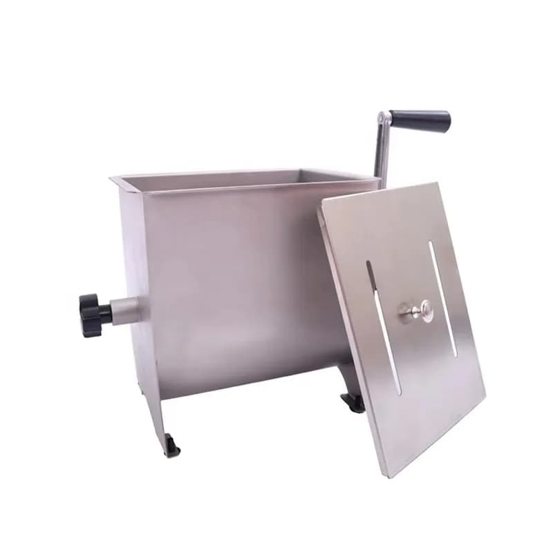Meat blender Manual meat blender used for home made sausages of 20 pounds stainless steel