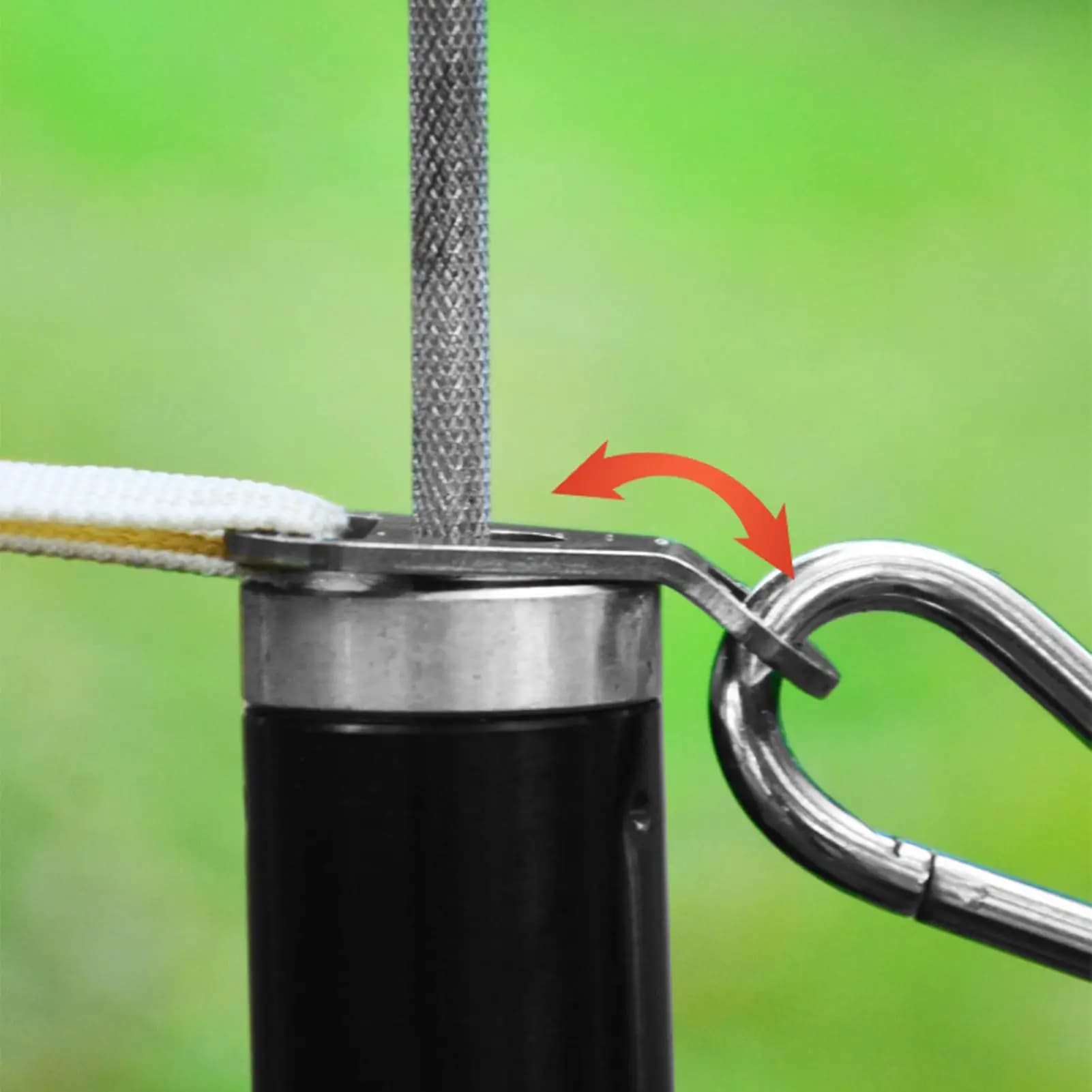 Cord Tightener Tent Wind Rope Buckle Tie Down cow horn curtain woven belt pull point support pole triangular tent accessories