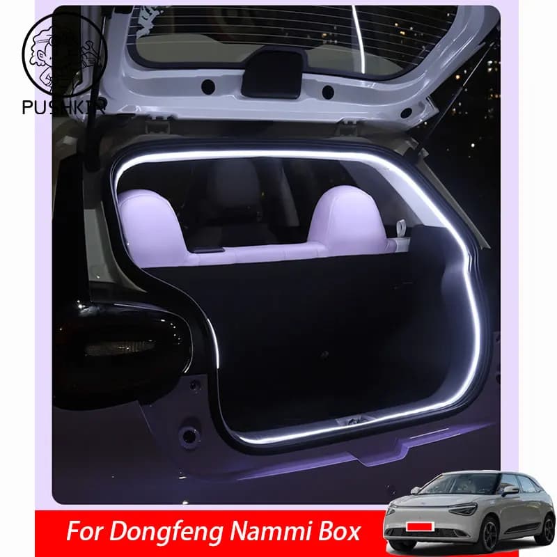 Baule di un'auto Luce Ambientale Striscia Misura Per Dongfeng Nammi 01 Nammi Box 2025 2026 LED Auto Interni Luce Decorativa Accessori