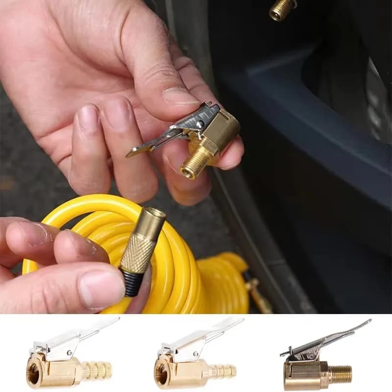 1-5 pz. Clip per valvola per pompa auto, attrezzo per riparazione auto, clip per attacco pompa aria, connettore valvola gonfiatore pneumatici auto/camion Stonego