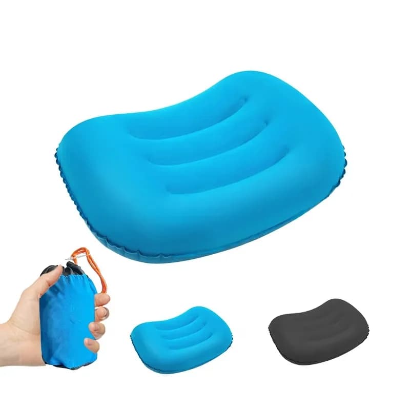 Zaino da campeggio pieghevole ergonomico gonfiabile in TPU, cuscino da viaggio gonfiabile compatto ultraleggero, zaino da trekking