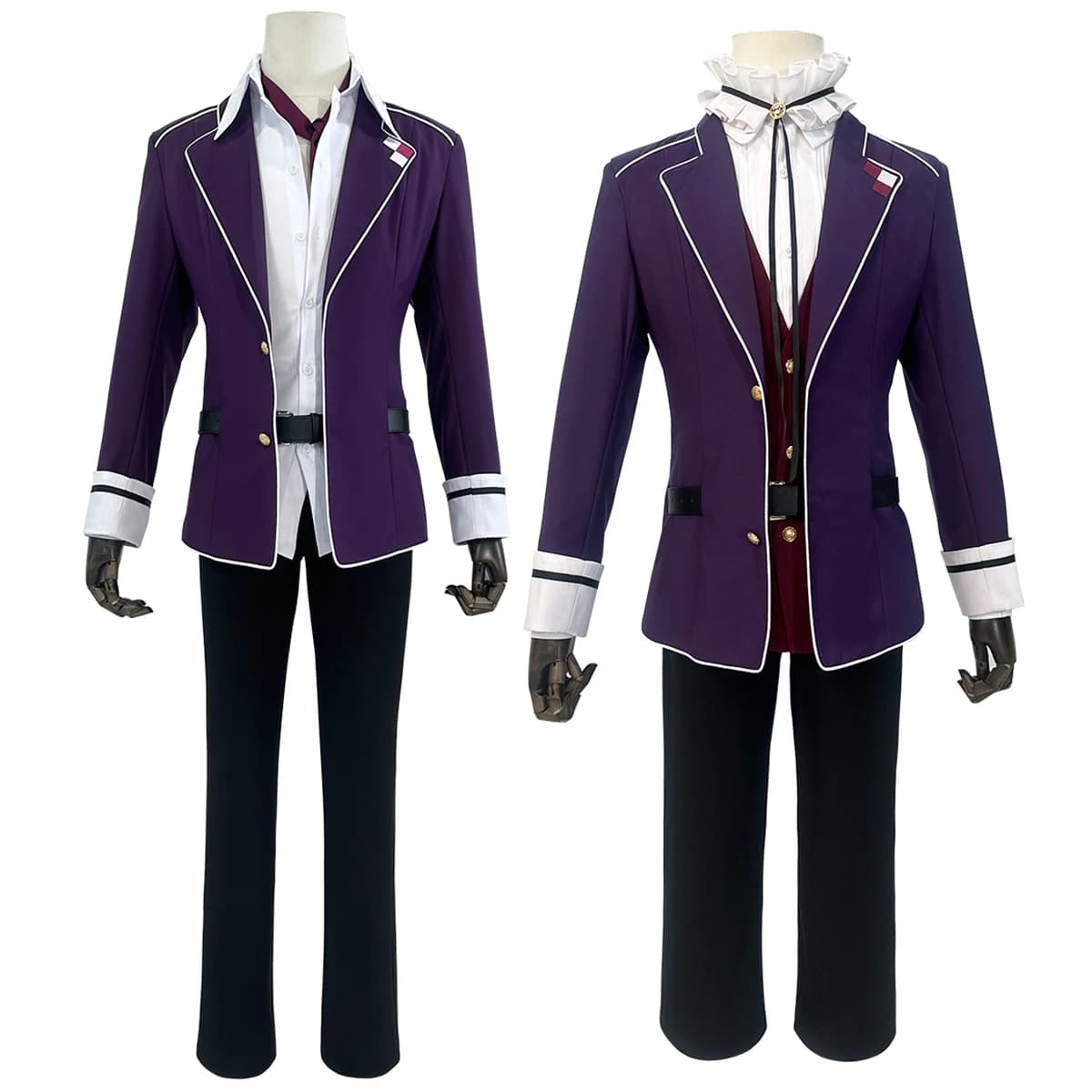 HOLOUN Diabolik Lovers Anime Sakamaki Ayat Kanato Costume Cosplay Uniform Halloween Embroidery Dresses Shirts tie