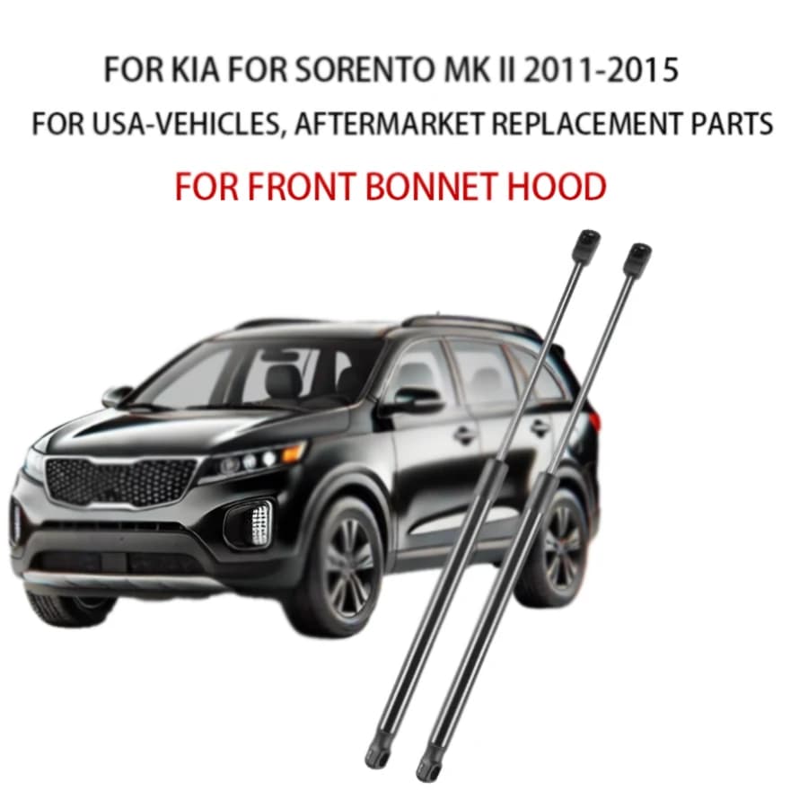 2PCS Front Hood Lift Supports Shock Struts For Kia For Sorento MK II 2013-2011-2015 811601U100 81160-1U100