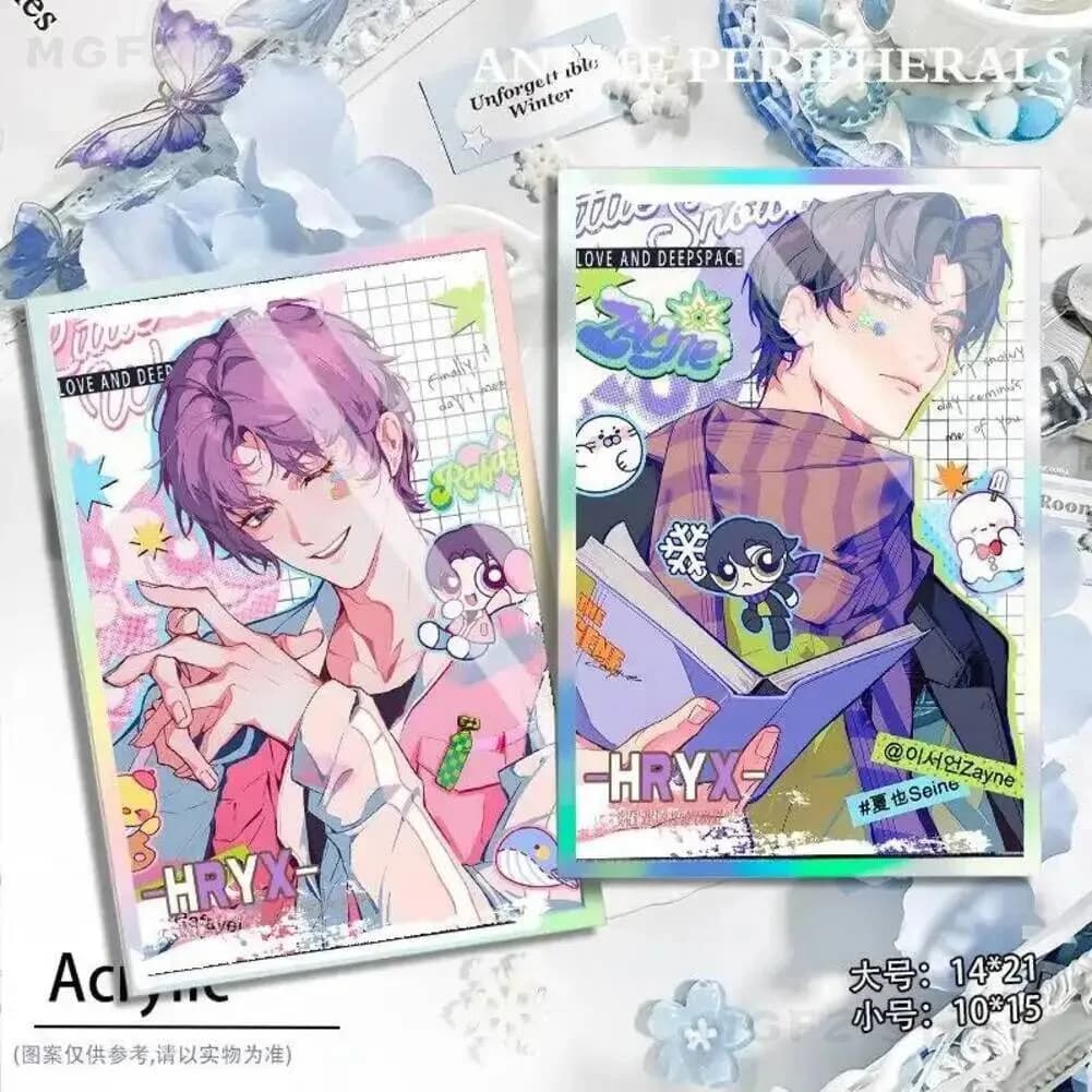 Game 2026 Card Collection Birthday Love and Deepspace Xavier Anime Zayne Rafayel Sylus Caleb Acrylic Colored Paper Cosplay Gift