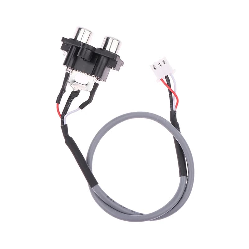 New 30CM Audio Cable with XH2.54MM-3PIN Connector, External Audio Input Interface for Amplifier Panel