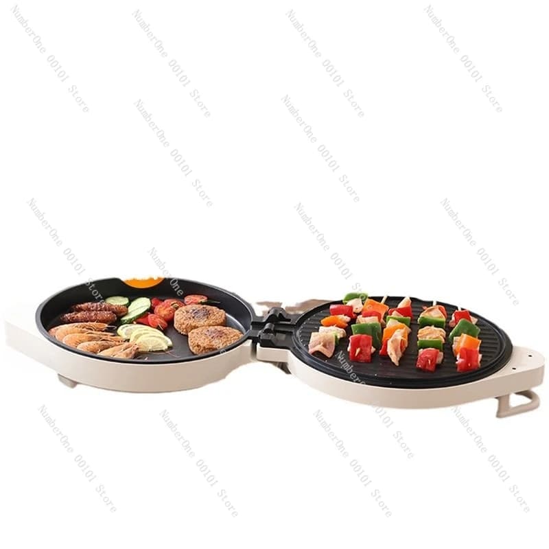 Electric plate for cakes with Bilateral heating, Deep and Allarized Pancake machine for domestic use, New pan