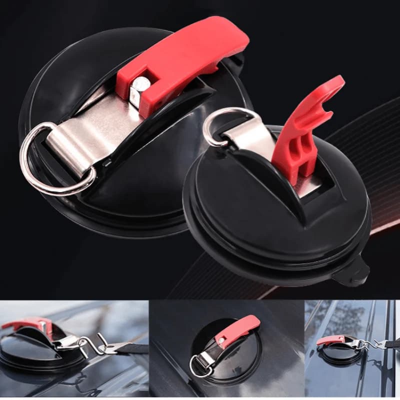 1 set di ancoraggio per ventosa per auto RV con gancio fisso multifunzione per corda da campeggio strumento fisso accessori per camper