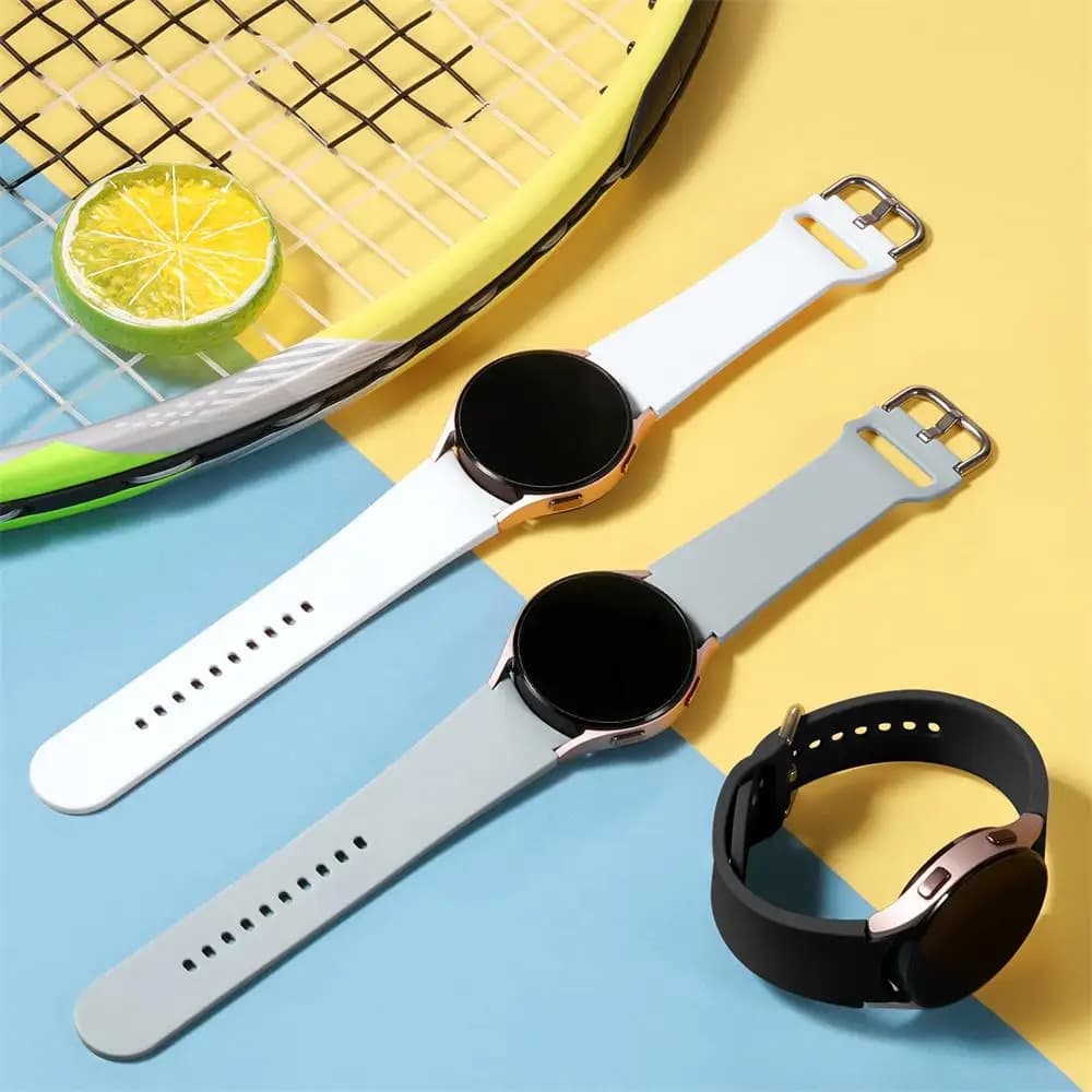 Cinturino per Samsung Galaxy Watch 6 5 4 44mm 40mm/4 classic 46mm 42mm cinturino 20mm bracciale in Silicone Galaxy Watch 5 pro 45mm Band
