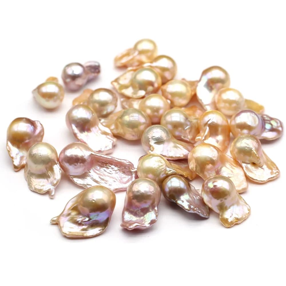 1pc Baroque Tail Pearl Beads Natural Freshwater Pearls Loose Spacer Beads for Jewelry Making DIY Necklace Earrings Accessories