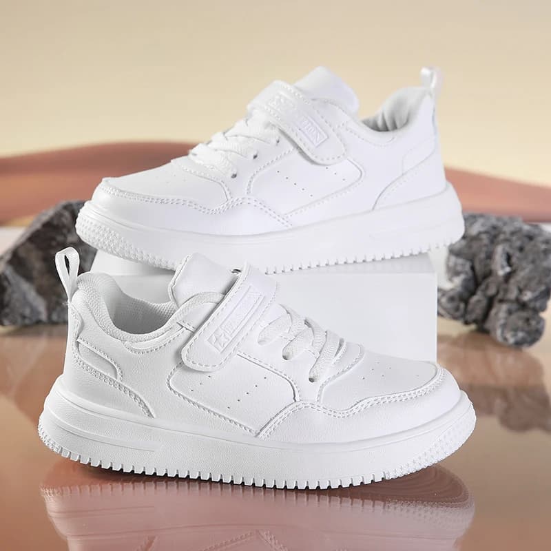Beidou Autumn New Waterproof Leather Kids Casual Sports Sneakers Outdoor Wear