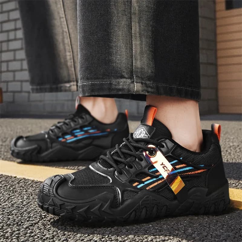 Scarpe da uomo estive in rete traspirante, scarpe sportive casual comode per la corsa all'aperto