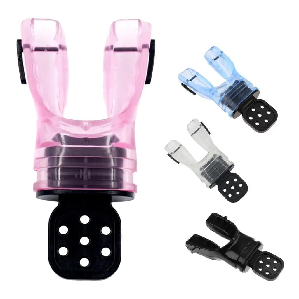 High Comfort Silicone Dive Mouthpiece Personal Fit Regulator Snorkel Nozzle for Sea Exploration