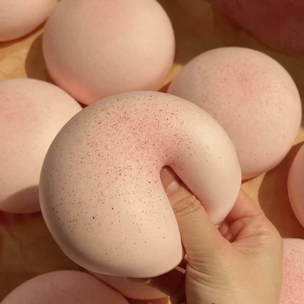 Giocattolo Antistress Daifuku Mochi, Giocattolo Morbido a Lenta Risalita, Giocattolo Sensoriale per Decompressione per Bambini e Adulti