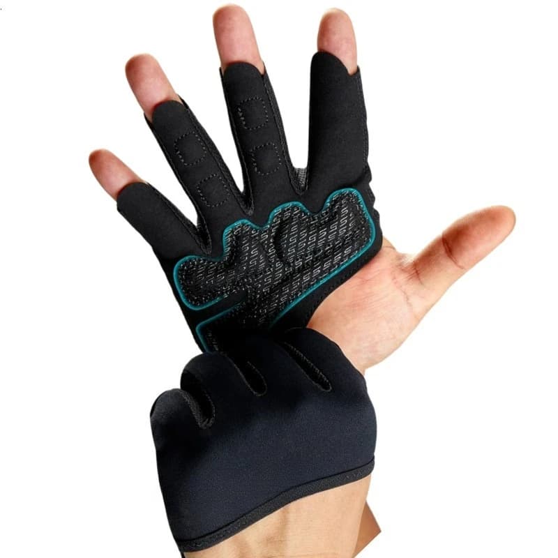 Sports Gloves, Lengthened Fingers, Men's and Women's Training, Gym Exercise Gloves, Palm Protection, Non-slip and Anti-calluses