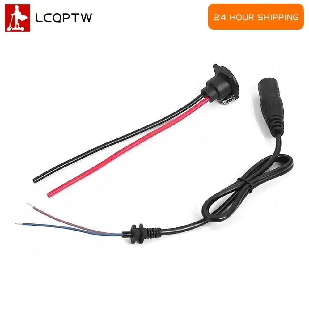 Connettore di ricarica a 3 pin per scooter elettrico E-Bike maschio femmina cavo di interfaccia spina di ricarica porta di ricarica universale parte in PVC