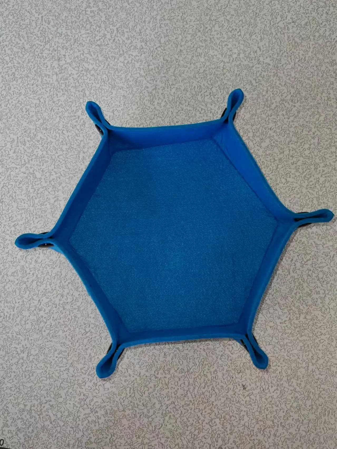 1 pz Vassoio Esagonale per Dadi e Scatola Portaoggetti Multiuso, Accessori per Giochi da Tavolo