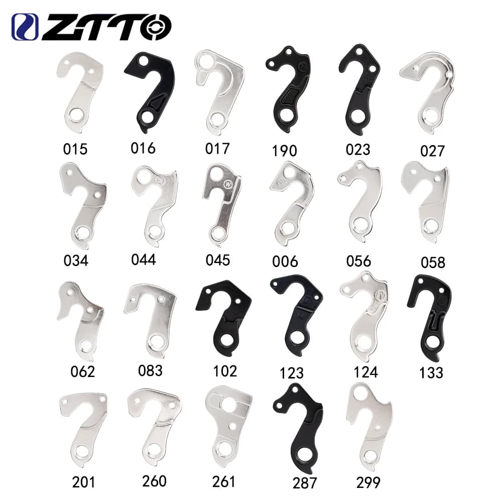 ZTTO Universale 23 Modelli MTB Gancio per Bicicletta Deragliatore Posteriore in Lega Parti da Corsa Ciclismo Strada Mountain Bike Telaio Gear Gancio di Coda