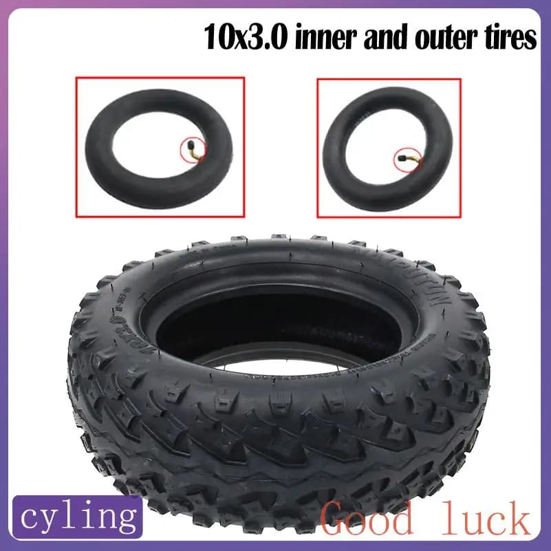 10 inch 10X3.0 outer tyre electric scooter thicken widen inflatable tire zero 10x kaabo mantis pneumatic part