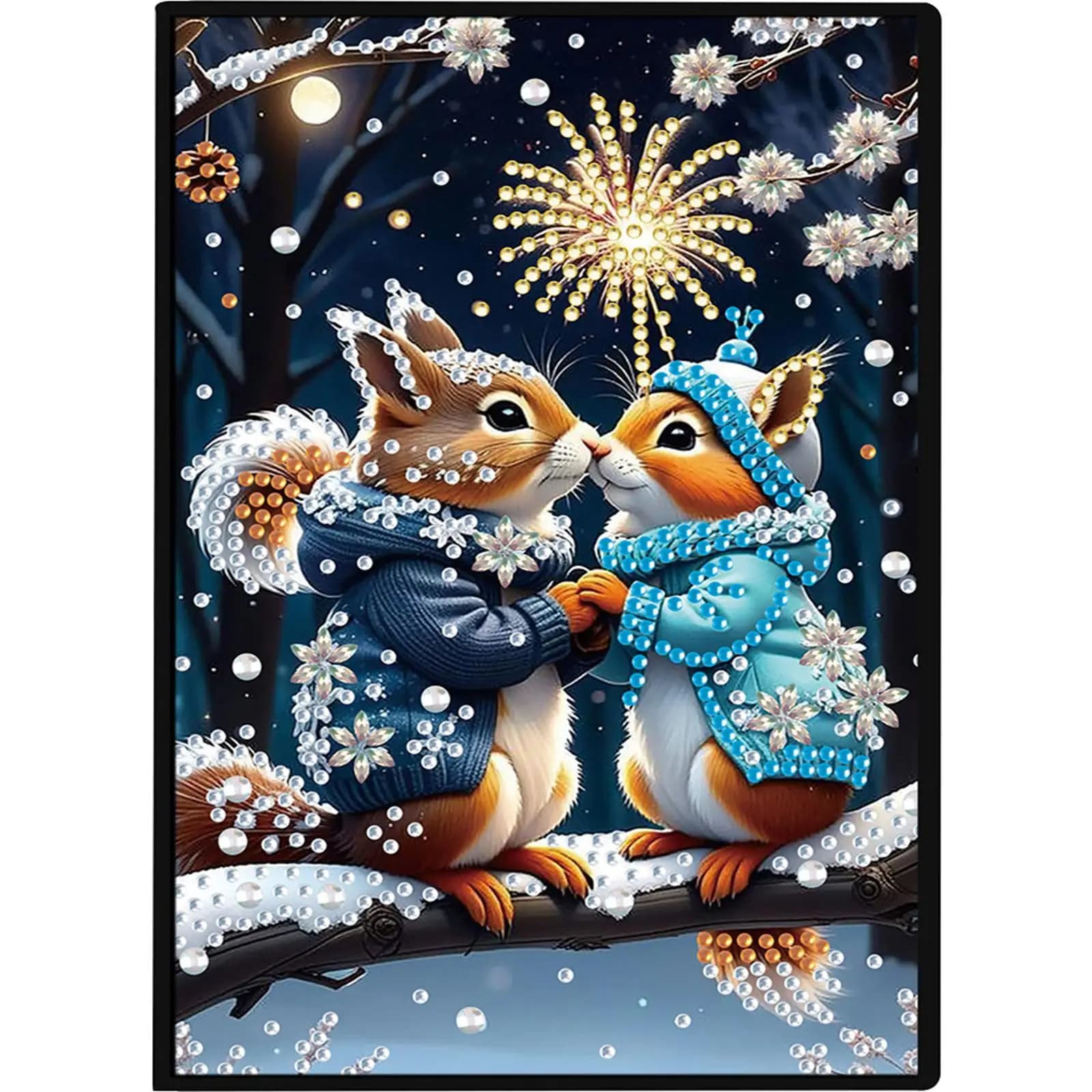 Quaderno A5 da 50 Pagine per Diamond Painting con Tema Criceto, Regalo per Adulti, Vacanze e Compleanni