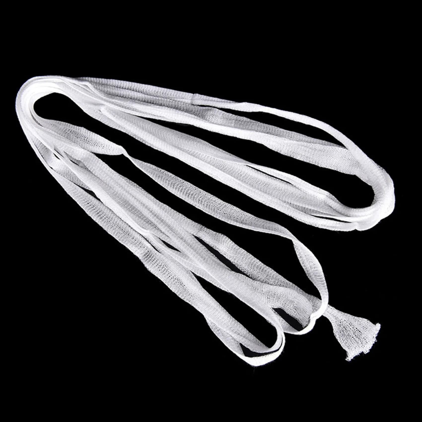 A79E-20 Pcs PVA Fishing Mesh Nets Micro-Mesh 5M Refill Carp Fishing Stocking Rig Bait Wrap Bags 25Mm Fishing Feeder
