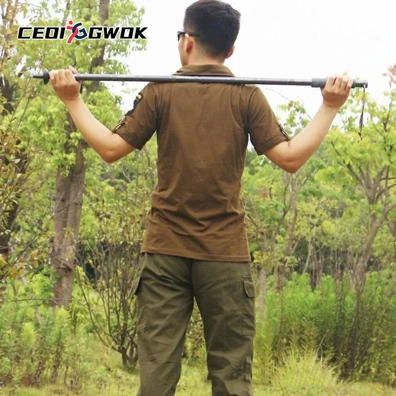 CEOI GWOK Bastoncini da Trekking Leggeri e Compatti con Sistema di Bloccaggio Rapido, Ergonomici per Escursionismo e Arrampicata