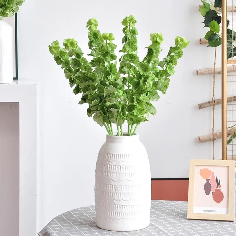 3Pcs/lot Faux 42 Heads Elephant Ear Leaf Plant Garde Wedding Decor Flower Arrangement Home Accessories Party Fake Green Plants