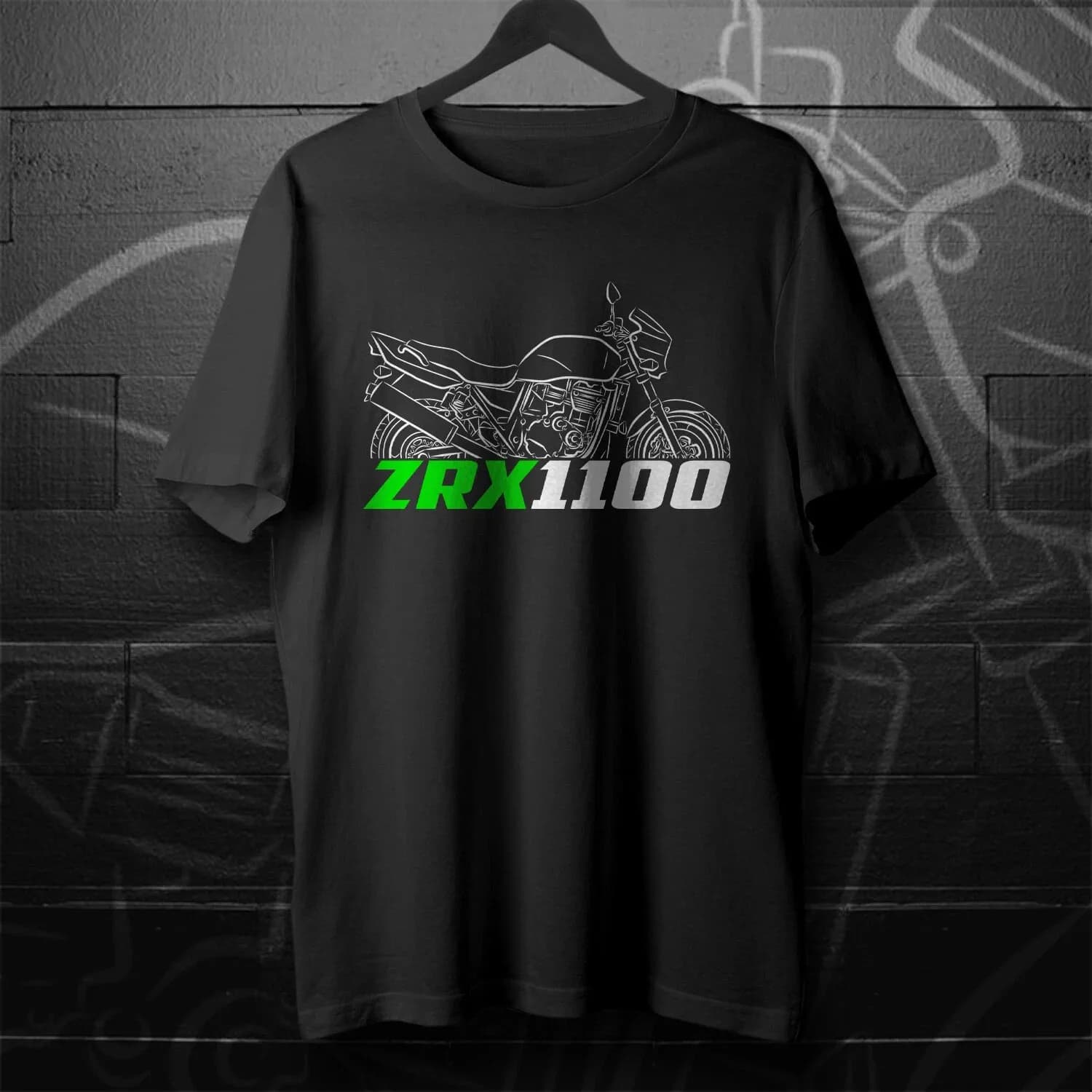 Pop ZRX 1100 1997-2000 - T-shirt da moto per motociclisti che possono indossare ogni giorno durante la guida, t-shirt in cotone per uomini e donne