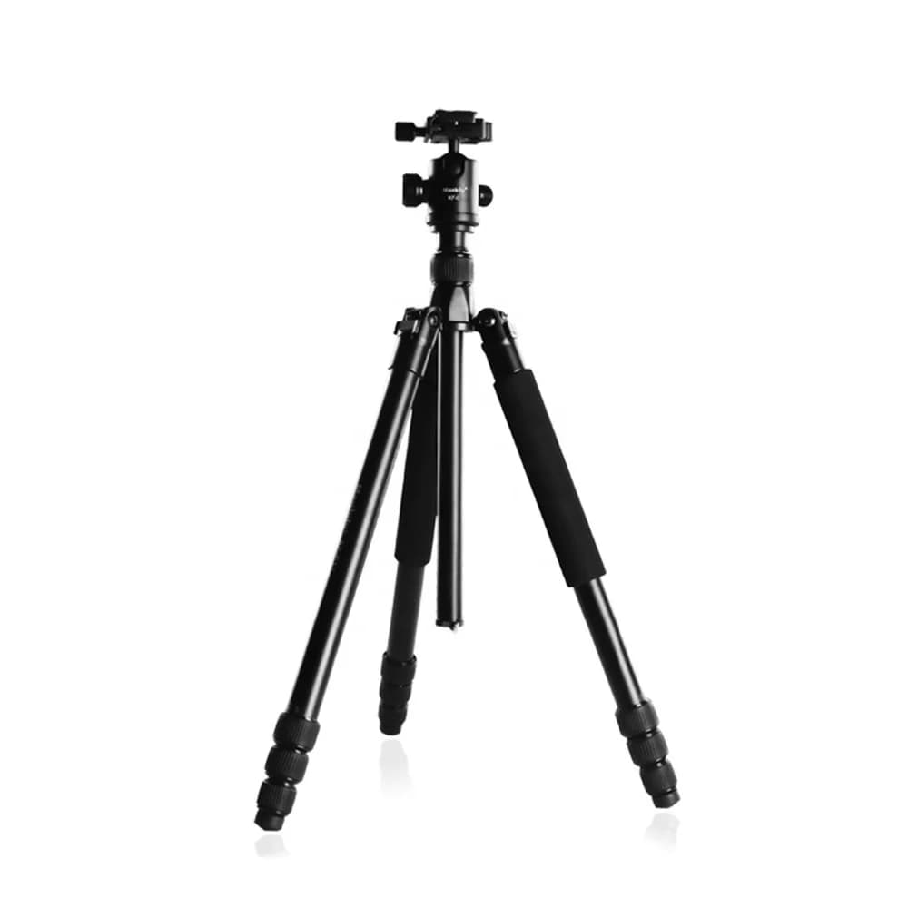 Trekking pole made of aluminium alloy, monofoot, tripod for selfie, convertible into rod for photography with camera.