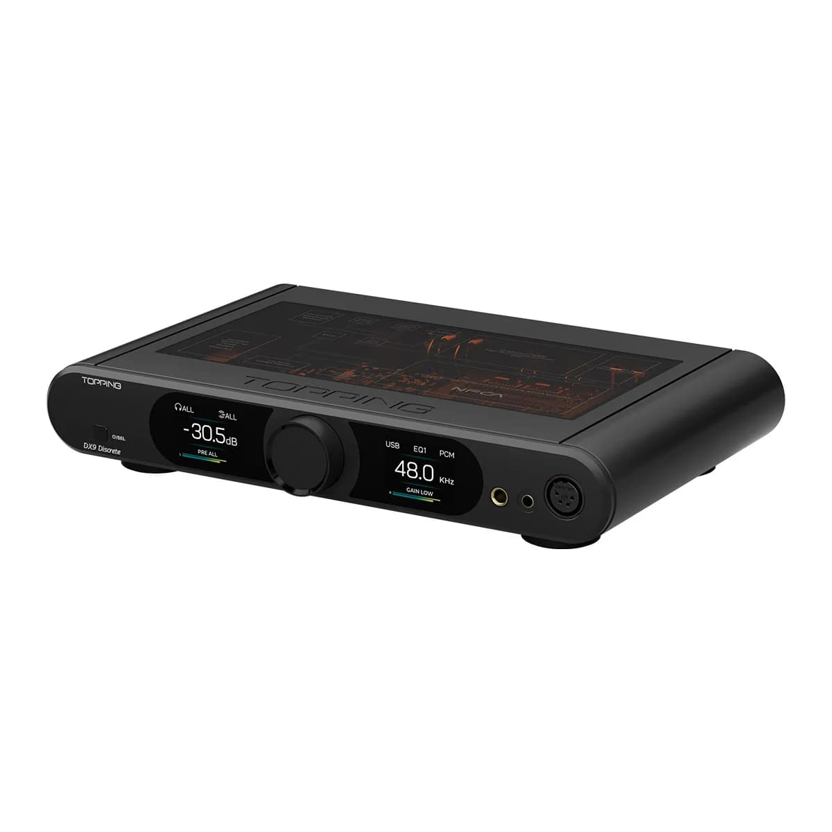 TOPPING DX9D HIFI DX9 Discrete Anniversary DAC&Headphone Amplifier Hi-Res Audio Support LDAC With Remote Control Decoder HIFI