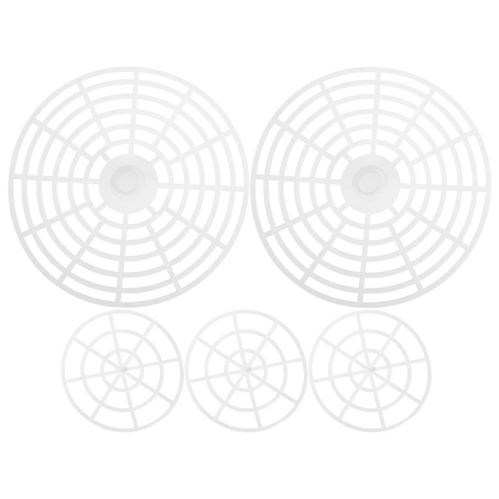 Set of 5 Pressure Plates for Tanks, Plastic Net Weights, Vegetable Fermentation Tool, Fermentation Bar Accessories for Home Use